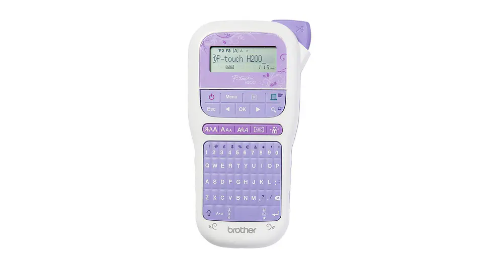 Rotuladora Etiquetadora Pt-H200 Morada Portatil Brother | Equipo Etiquetador 2