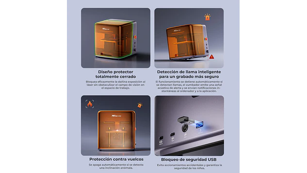 Grabador Láser Falcon A1C Diode 5W Camara Con Ia Creality | Grabador Láser 12