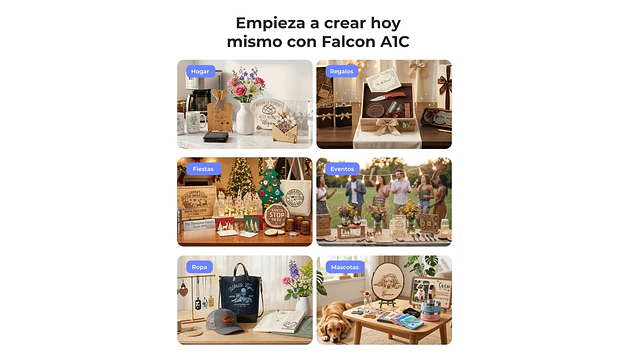 Grabador Láser Falcon A1C Diode 10W Camara Con Ia Creality | Grabador Láser 10