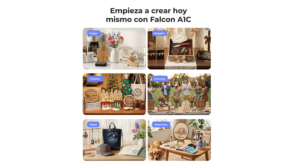 Grabador Láser Falcon A1C Diode 10W Camara Con Ia Creality | Grabador Láser 10