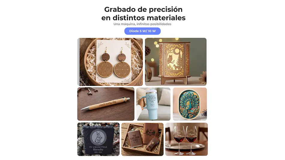 Grabador Láser Falcon A1C Diode 10W Camara Con Ia Creality | Grabador Láser 13