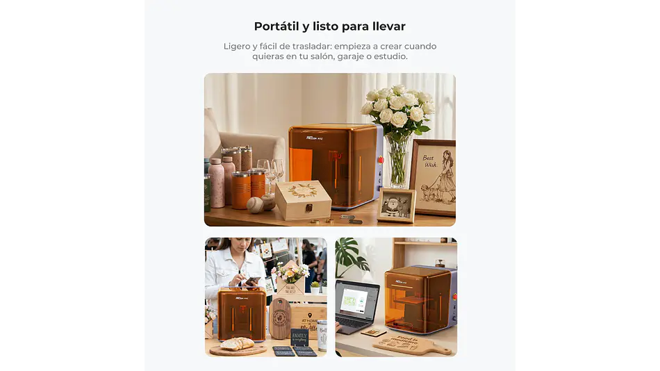 Grabador Láser Falcon A1C Diode 10W Camara Con Ia Creality | Grabador Láser 18