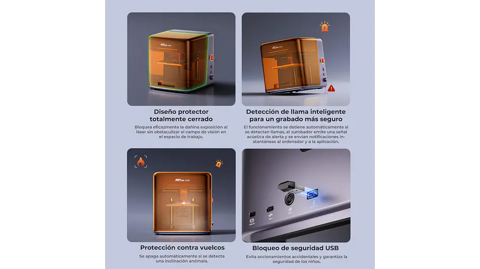 Grabador Láser Falcon A1C Diode 10W Camara Con Ia Creality | Grabador Láser 19