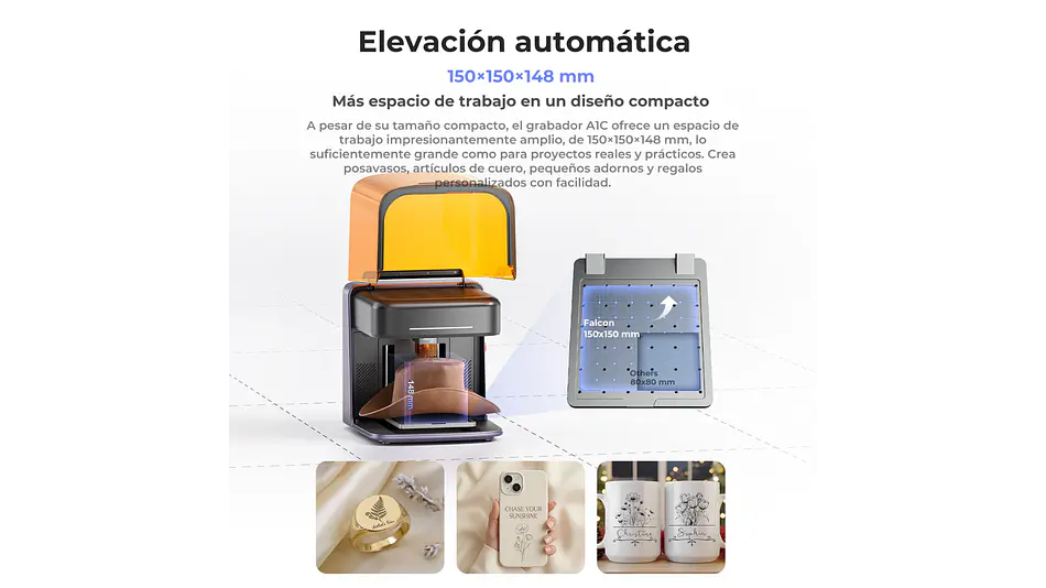 Grabador Láser Falcon A1C Diode 10W Camara Con Ia Creality | Grabador Láser 21