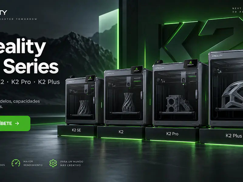 Creality K2 Series en Chile | K2 SE vs K2 vs K2 Pro vs K2 Plus | TodoToner