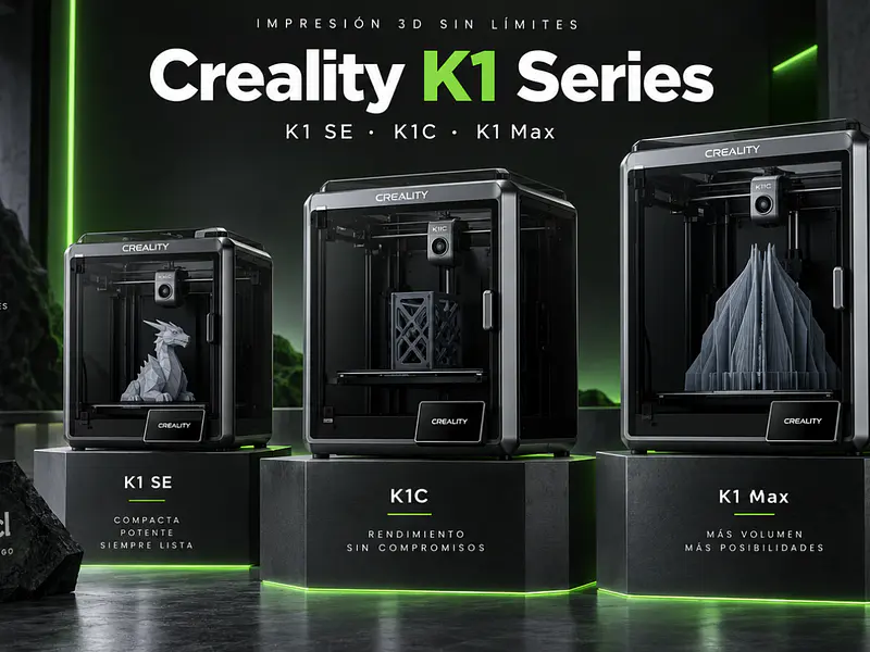 Creality K1 Series en Chile | K1 SE vs K1C vs K1 Max | TodoToner