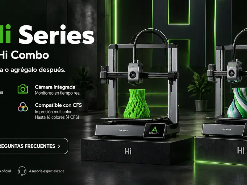 Creality Hi Series en Chile | Hi vs Hi Combo Multicolor | TodoToner