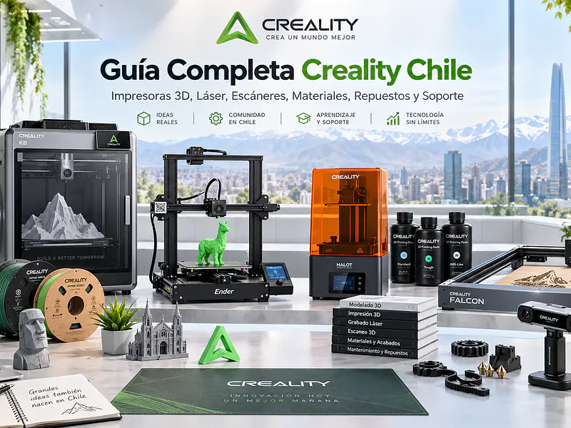 Guía completa de Creality en Chile | Modelos, CFS, Falcon y Soporte