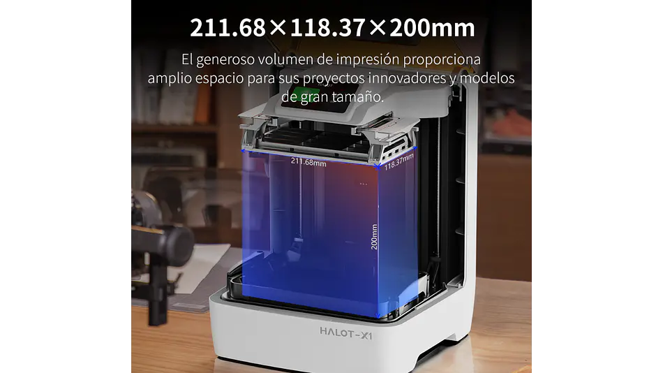 Halot X1 Creality | 16K 170 mm/h | Impresora 3D Resina 5