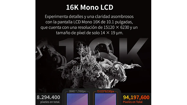 Halot X1 Creality | 16K 170 mm/h | Impresora 3D Resina 6