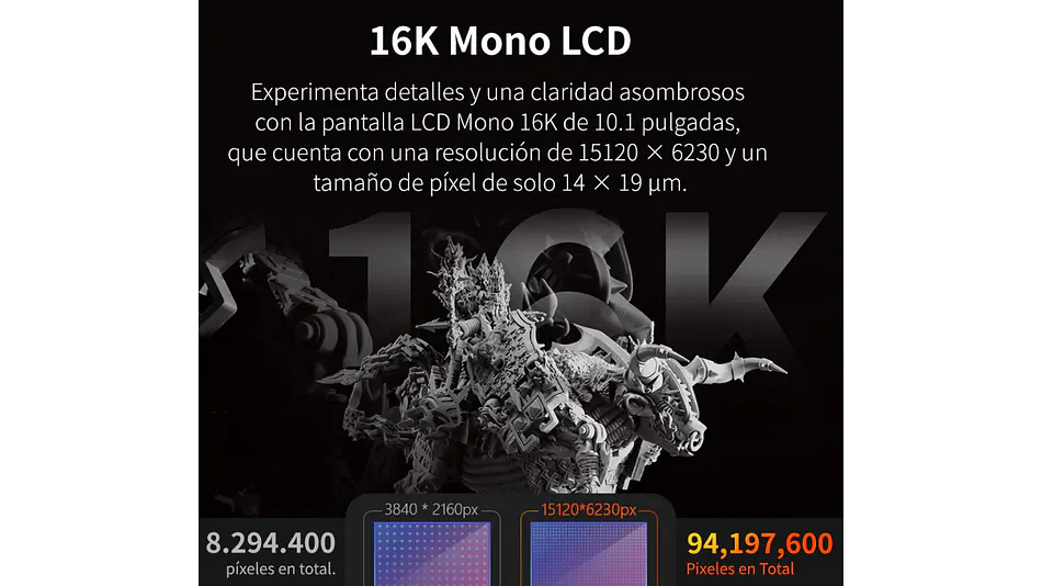 Halot X1 Creality | 16K 170 mm/h | Impresora 3D Resina 6