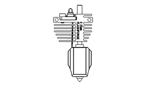 Creator 5 / Creator 5 Pro Hotend 0,25 mm Flashforge | Repuestos 3D