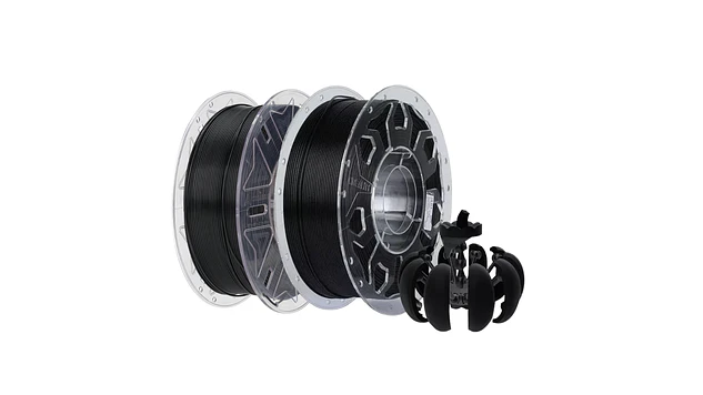 Pack X 4 Filamentos PLA  2 Negros + 2 Blancos (Pack Listo) Creality | Filamentos 3