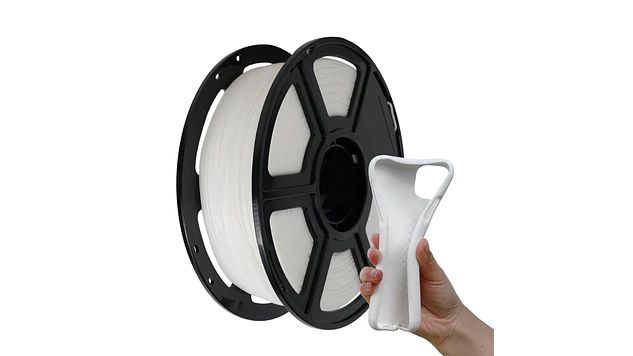 Filamento PLA Flexible Blanco Flashforge | Filamentos 1
