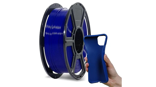 Filamento PLA Flexible Azul 1kg Flashforge | Filamentos 1