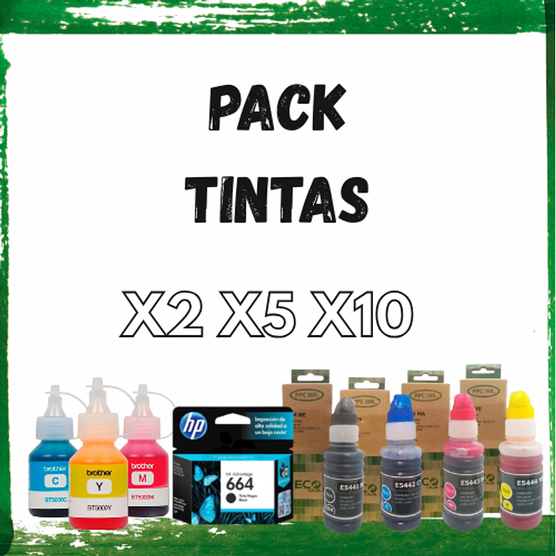 PACK DE TINTAS