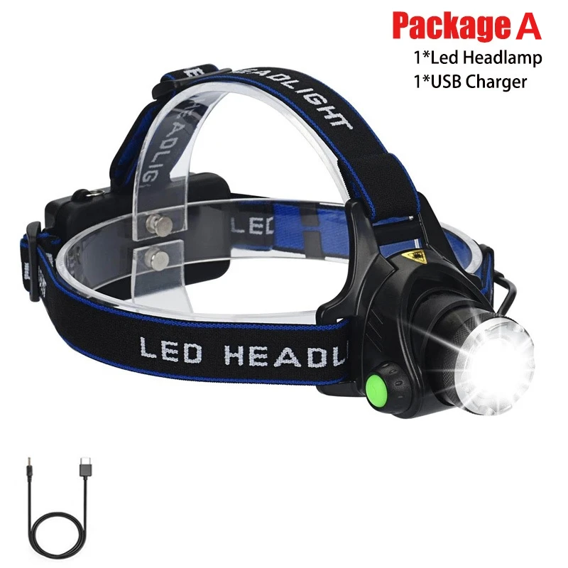 Linterna Frontal LED Recargable
