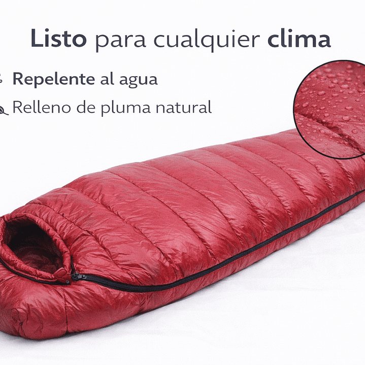 Saco de dormir de pluma 6