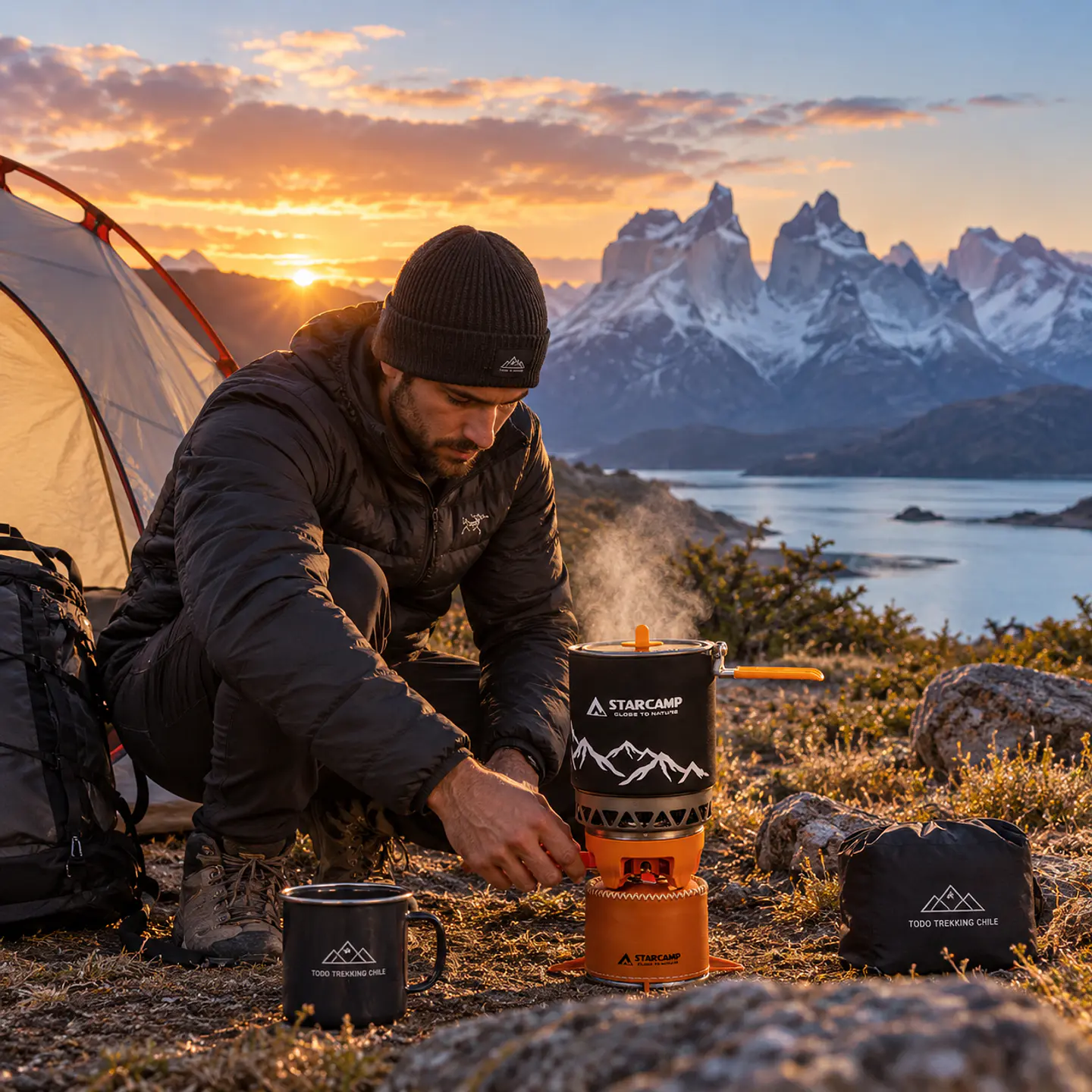 Cocinilla a Gas Portátil 1800 ml para Camping y Trekking 5