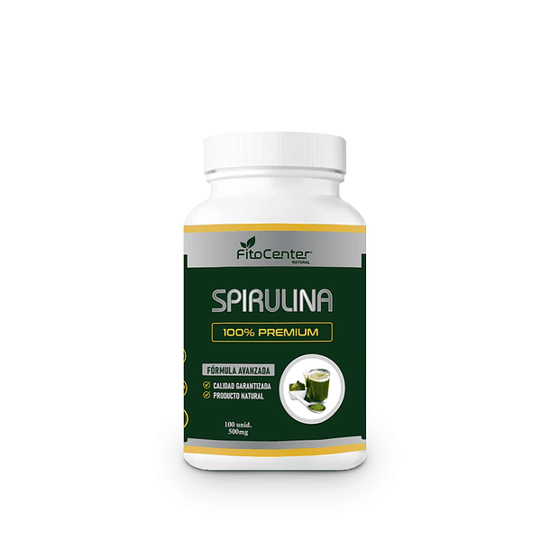 SPIRULINA 100 cápsulas FITOCENTER