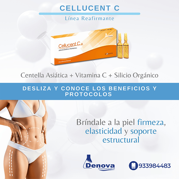 CELLUCENT C 10 ampollas X 5ml  DENOVA  2