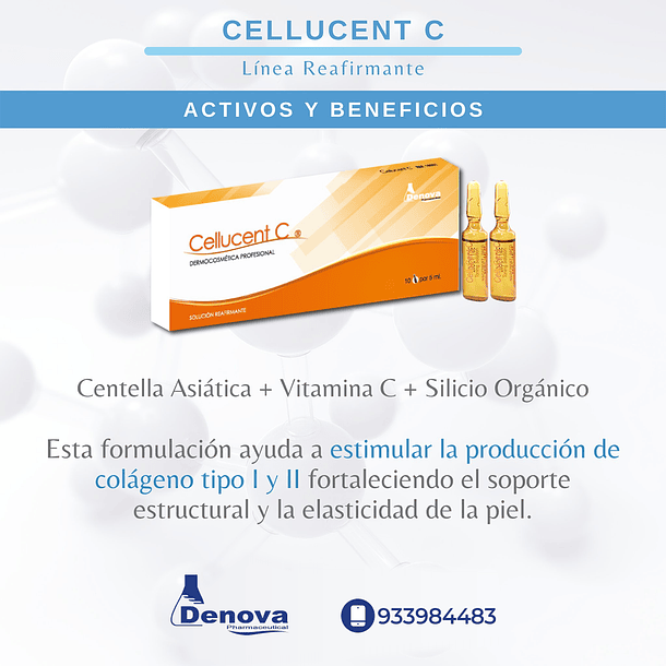 CELLUCENT C 10 ampollas X 5ml  DENOVA  3