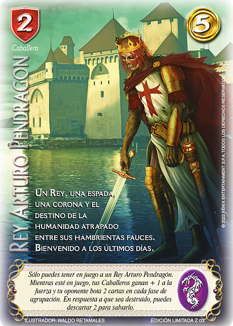 Rey Arturo Pendragon (Kit Zombies)