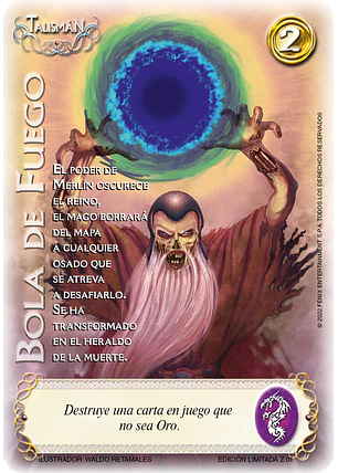 Bola De Fuego (Kit Zombies)