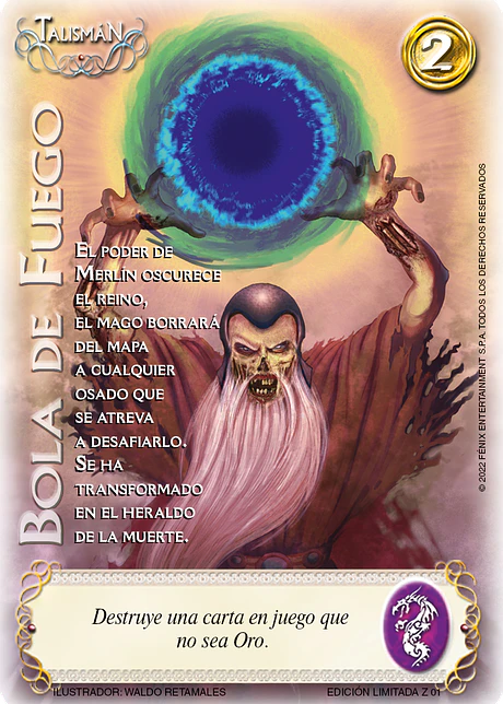 Bola De Fuego (Kit Zombies)