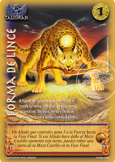 Forma de Lince (TKit Premium 2024 - Magia y Divinidad)