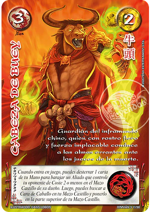 Cabeza De Buey (Xinnian 3 - Año del caballo)
