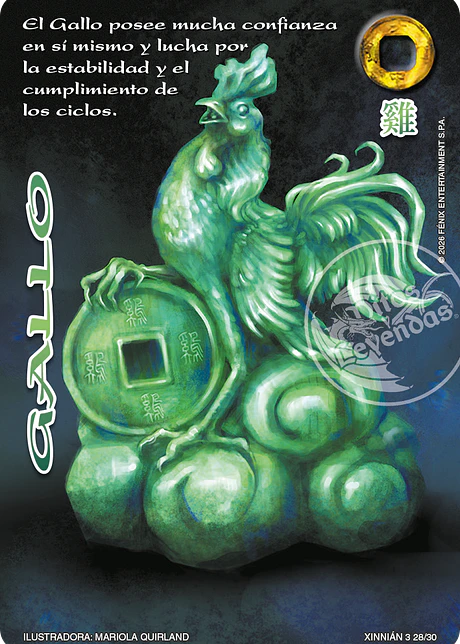Gallo (Xinnian 3 - Año del caballo)