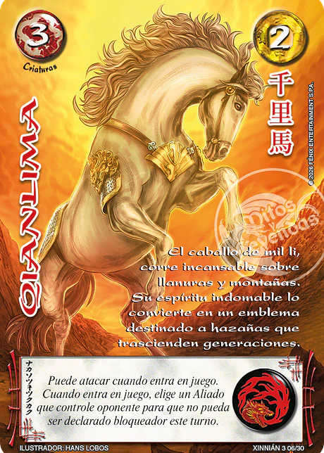 Qianlima (Xinnian 3 - Año del caballo)