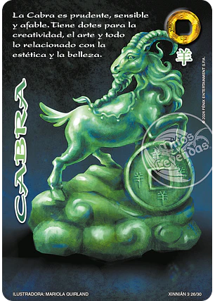 Cabra (Xinnian 3 - Año del caballo)