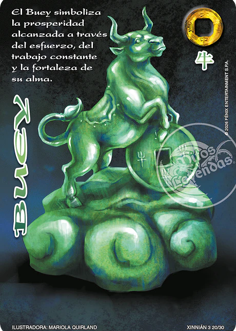 Buey (Xinnian 3 - Año del caballo)
