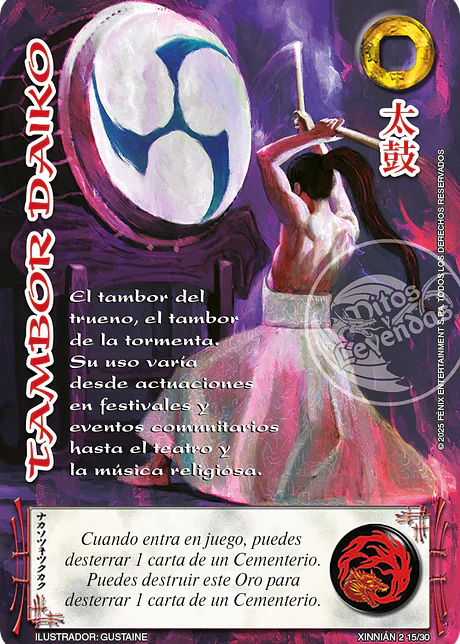 Tambor Daiko (Xinnian Dos)