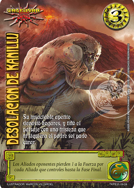 Desolación de Kanillu (TK25 - Valentía y Desolación)