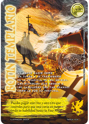 Botín Templario (TK25 - Honor y Ferocidad)