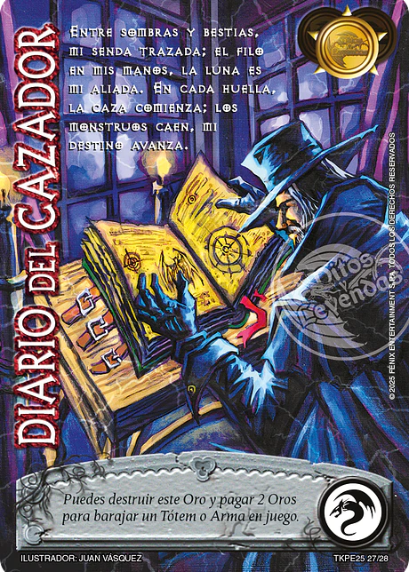 Diario del Cazador (TK25 - Honor y Ferocidad)