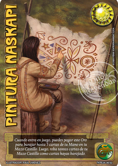 Pintura Naskapi (TKPE26 - Espíritu)