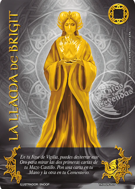La Llama de Brigit (Secreta) (TKPB26 - Amatista)