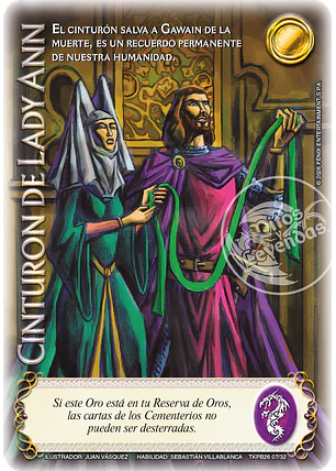 Cinturón de Lady Ann (TKPB26 - Desafío)