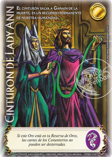 Cinturón de Lady Ann (TKPB26 - Desafío)