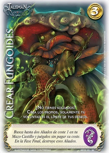Crear Fungoides (AESX - Aers Mágica)