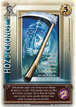 Hoz de Cronos (Relatos de Helénica – Rework)