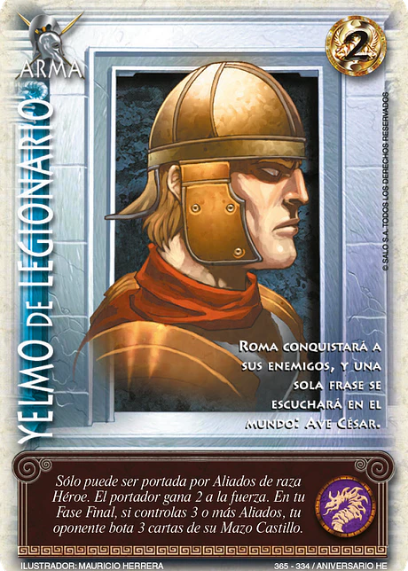 Yelmo de Legionario (Relatos de Helénica – Rework)