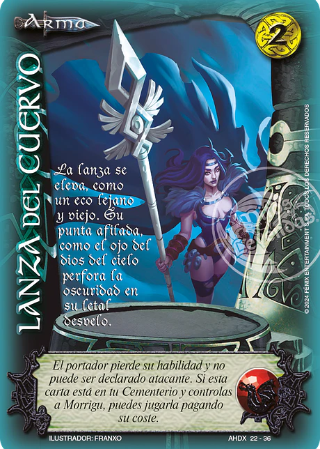 Lanza del cuervo (AHDX - Luz Esmeralda)