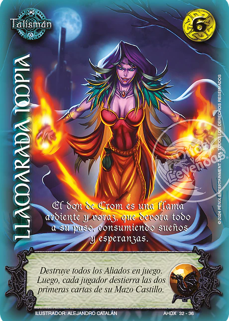 Llamarada impía (AHDX - Necromancia)