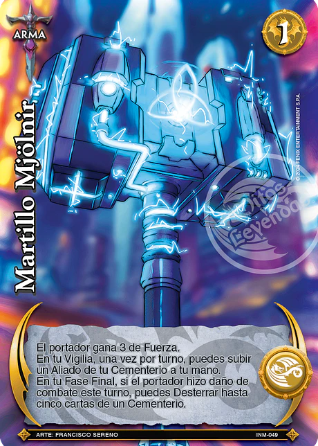Martillo Mjölnir (Colección Inmortal)
