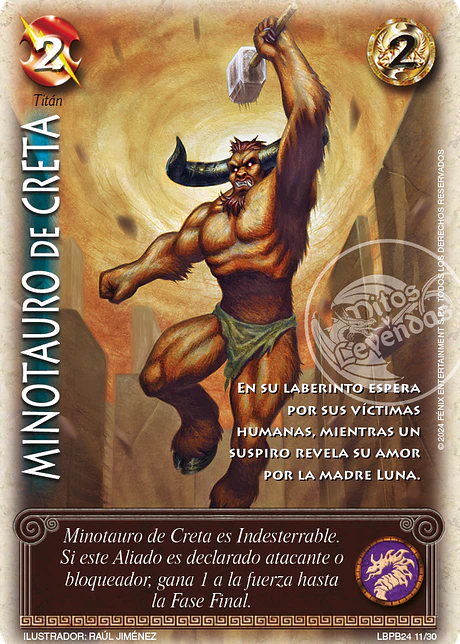 Minotauro de Creta (LBPB24 - Arte Alternativo)